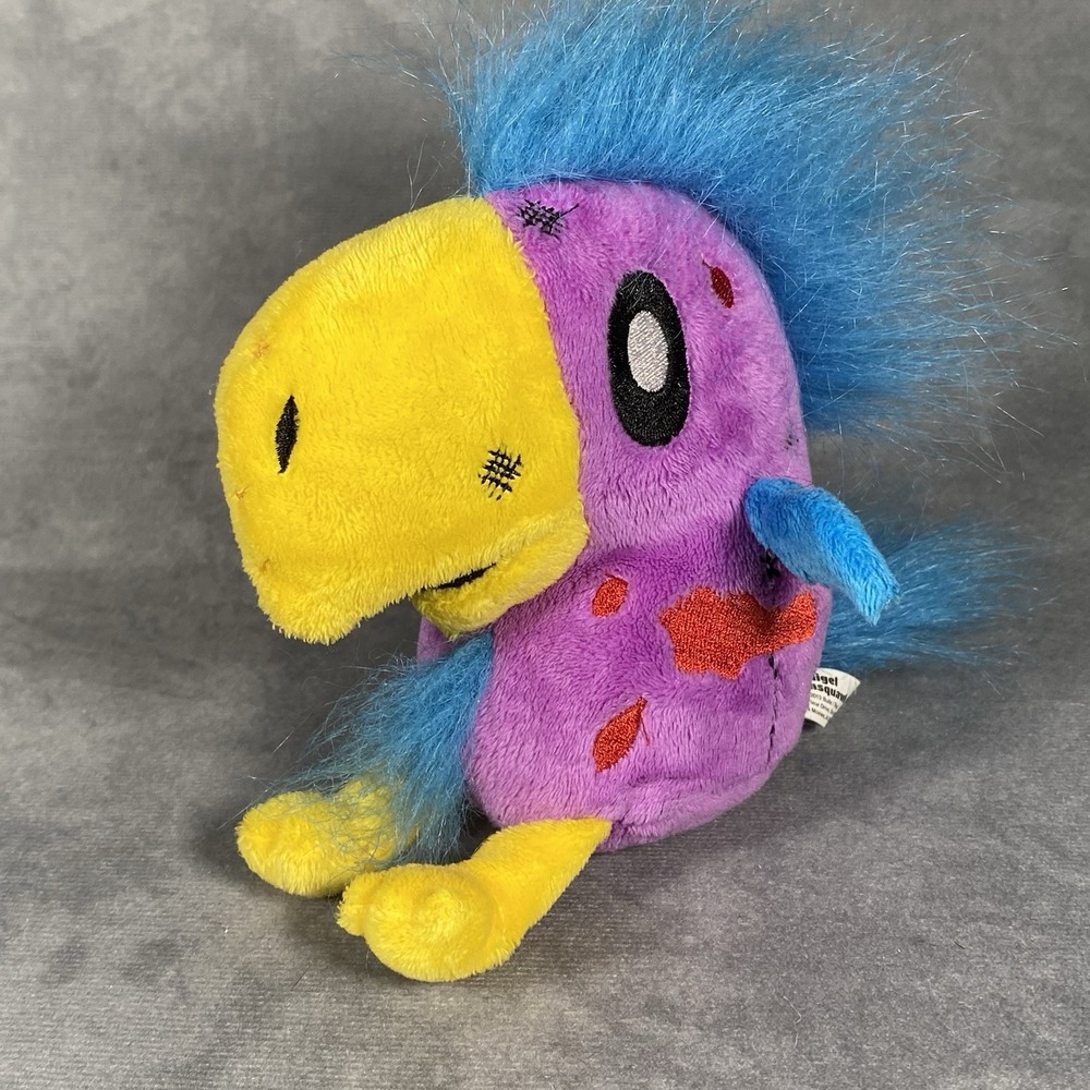 Zombie Pets Nigel Hitchsquawk Plush Stuffed Animal Purple Bird Bulls i Toy